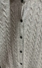 优衣库女装纽花圆领针织开衫/毛衣外套空调衫通勤秋冬新款481477 03 灰色 XL 实拍图