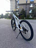 喜德盛（xds）山地自行车黑客350/旭日310 X6铝合金车架21速变速机械碟刹 旭日310象牙白15.5寸 实拍图