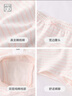 好孩子（gb）儿童内裤女 母婴A类女孩纯棉内裤 5A抗菌平角内裤女-3条装本白 实拍图