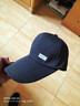 【热巴同款】加大棒球帽帽子男女大头围显脸小春夏字母百搭棒球帽 侧标-黑色【1顶】 实拍图