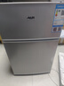奥克斯（AUX）家用双门迷你小型冰箱 冷藏冷冻保鲜小冰箱 宿舍租房节能电冰箱 【国家补贴】BCD-24K118 基础款 银色 实拍图