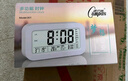 康巴丝多功能电子闹钟学生专用起床神器电子时钟 学生儿童闹钟开学升学季必备 801 白色 实拍图