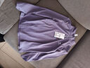 骆驼（CAMEL）长袖速干T恤女跑步健身立领运动上衣 J25CA8L6004 凝夜紫 S 实拍图