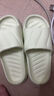 夏季EVA新款防滑厚底家用拖鞋踩屎感外穿室内软底拖鞋男士拖鞋女 灰色 44-45 【适合43-44脚】 实拍图