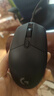 罗技（G）G102第二代游戏鼠标 RGB流光灯效鼠标 轻量化  游戏级8000DPI传感器 黑色 200-8000DPI 实拍图
