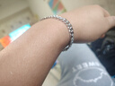 周六福双扣手链男S925银潮流简约生日礼物D0711156 20cm圣诞节礼物 晒单实拍图
