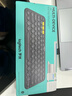 罗技（Logitech）时尚系列 K380 键盘 蓝牙办公键盘 无线键盘 女友 便携超薄键盘 笔记本键盘 黑灰色 实拍图