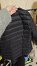 雪中飞羽绒内胆女轻薄羽绒服女短款新款冬季内搭修身时尚羽绒服外 黑色 L (165) 实拍图