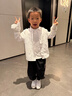 衣诺坊儿童衬衫白色长袖衫衣演出服打底衫男童 衬衫：白色长袖 120CM 实拍图