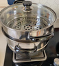 苏泊尔（SUPOR）304不锈钢蒸锅双层加厚复底汤锅带蒸笼燃气电磁炉通用 【双层加厚】旗舰款 26cm 实拍图