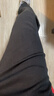 安踏（ANTA）男裤运动裤卫裤男春夏季弹力舒适直筒裤通勤百搭休闲裤男士长裤子 【针织-弹力舒适-直筒平口】基础黑7307-3 四季款 S  (男165/女160) 实拍图