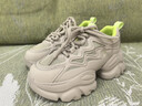 他她春秋厚底透气老爹鞋女鞋网面增高运动鞋新款WOG16BM4杏/绿 34 实拍图