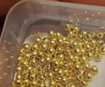 御邪黄金转运珠足金999路路通光面金珠手串串珠手链中秋节礼物 3毫米特供/单颗（预订） 实拍图