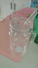 炊大皇玻璃杯高硼硅水杯大容量茶杯子耐热防爆耐高温1080ml（粉色） 实拍图