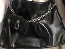 DAZA黑色大容量腋下包辣妹高级感托特包复古链条通勤斜挎包 黑色 实拍图