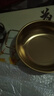 【韩剧同款】加厚不锈钢干锅海鲜锅火锅金色平底浅锅双耳锅泡面锅 迷你款17cm【金色】双柄汤锅 实拍图