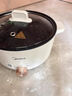 美的（Midea）电煮锅 电火锅 泡面锅 宿舍小火锅 蒸煮一体电蒸锅 多功能锅 MC-HGE2511【配带蒸笼】3L 国家补贴 实拍图