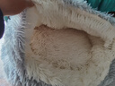 阿柴与猫封闭式贝壳猫窝冬季保暖狗窝小型犬加厚长毛绒冬天泰迪宠物窝 实拍图