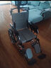凤凰（Phoenix）电动轮椅车老年人残疾人家用医用可折叠轻便铅酸锂电池智能全自动 高靠背+平躺+减震/12A铅酸/YHW001-A 实拍图