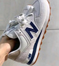 NEW BALANCE休闲鞋男鞋女鞋复古舒适透气百搭轻便运动鞋574系列ML574LGI 44.5 实拍图