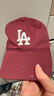 MLB帽子男女情侣棒球帽软顶鸭舌帽秋冬运动帽四季3ACP6601N-07RDS-F 实拍图