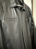 布先生轻柔真皮皮衣男翻领夹克男士外套2025冬季新款百搭男装BT16986 钢琴黑 XL (180) 晒单实拍图