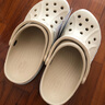 卡骆驰（CROCS）洞洞鞋贝雅卡骆班轻便耐磨一脚蹬休闲鞋|205089 冬日白/彩色-1LI 40 (250mm) 实拍图