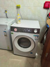 西门子（SIEMENS）小晶钻奢护大师 10kg滚筒洗衣机全自动家用 超氧空气洗 蒸汽除皱 智能投放 WG54H2V00W 小幸熨  实拍图