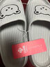 洁丽雅拖鞋女夏季室内家居家用浴室洗澡防滑防臭EVA情侣静音凉拖鞋男夏 浅灰【抗菌升级款】 42-43 （适合41-42码） 实拍图