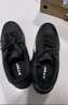 特步板鞋男女秋冬休闲鞋百搭低帮运动鞋潮流滑板鞋舒适小白鞋 黑/黑底-女子 【新旧版随机发货】 38 实拍图
