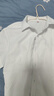 高绅风度短袖衬衫女士衬衣夏季商务修身职业正装白色免烫工装通勤工作服 方·领纯白色【到货快】 37 /L码 实拍图