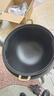 夏老大古法生铁锅铸铁炒锅古法无涂层物理不易粘炒锅圆底双耳炒菜锅46cm 实拍图