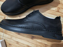 百丽男鞋商场同款牛皮革商务休闲皮鞋7GM01CM1 黑单里 40 实拍图