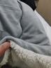 雅鹿·自由自在A类牛奶绒被子秋冬季羊羔绒加厚棉被芯褥单人冬天5斤150x200cm 灰 实拍图