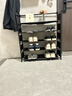 木双福鞋架门口多层家用鞋帽一体鞋柜出租屋置物架宿舍收纳柜 实拍图