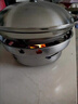 贝傅特固体酒精炉套装小火锅炉子便携户外露营炊具干锅锅具带盖26cm 实拍图