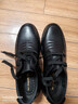 红蜻蜓秋冬真皮正品皮鞋牛皮轻便软底男士商务休闲皮鞋WJA33220 黑色 43 实拍图