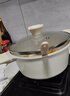 红厨钛陶瓷汤锅带蒸格24cm家用炖煮锅煲汤焖蒸锅煮粥电磁炉燃气灶通用 实拍图