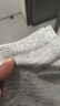 海澜之家袜子男女短筒纯棉100%棉抗菌消臭抗起球纯色运动休闲短船袜5双装 实拍图