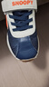 SNOOPY史努比童鞋儿童运动鞋冬季短绒二棉鞋男女童保暖跑鞋2870深蓝米30 实拍图