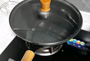 美的（Midea）铁锅炒锅 无涂层精铁炒菜锅 平底牛排煎锅家用燃气灶电磁炉通用 实拍图