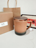 叁旬（sanxun） 知行陶瓷泡茶马克杯带盖过滤水杯女男办公室茶水分离杯子定制 知行马克杯【黄砂釉】 实拍图