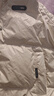 鸭鸭（YAYA）羽绒马甲女外穿秋冬新款情侣男女同款连帽马夹背心羽绒服外套 米白色 XL /175(建议130-145斤) 实拍图