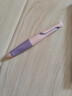 得力(deli)矫姿自动铅笔 0.9mm不易断芯幼儿园儿童小学生启蒙练字正姿文具 单支笔粉紫色笔杆 SH136-A 实拍图