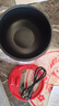 电煮锅电锅小电锅电炒锅电热锅多功能一锅多用宿舍电煮锅电炖锅火锅1-2人蒸煮一体 红色电煮锅（黑色内胆） 1.1L 实拍图