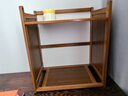 竹艺佳书架简易家用小型卧室储物架落地书柜靠墙置物架书房桌面窄收纳架 2-35款（加厚支架+加固档条） 实拍图