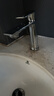 九牧全铜面盆水龙头冷热二合一卫生间洗脸盆台盆浴室柜阳台洗衣池旋转 【单冷】立柱基础款 实拍图