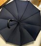 天堂 加大雨伞长柄 半自动超大10骨加固商务伞 深青灰 实拍图