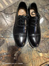 百丽男鞋2025商务正装休闲增高软底真皮鞋 黑色A2247（三接头款） 43 实拍图