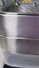 美的（Midea）锁嫩舱mini电蒸锅 多功能家用电锅蒸包子锅电热锅煮蛋器蒸炖锅0涂层不锈钢双层蒸笼ZGC2818X99 实拍图